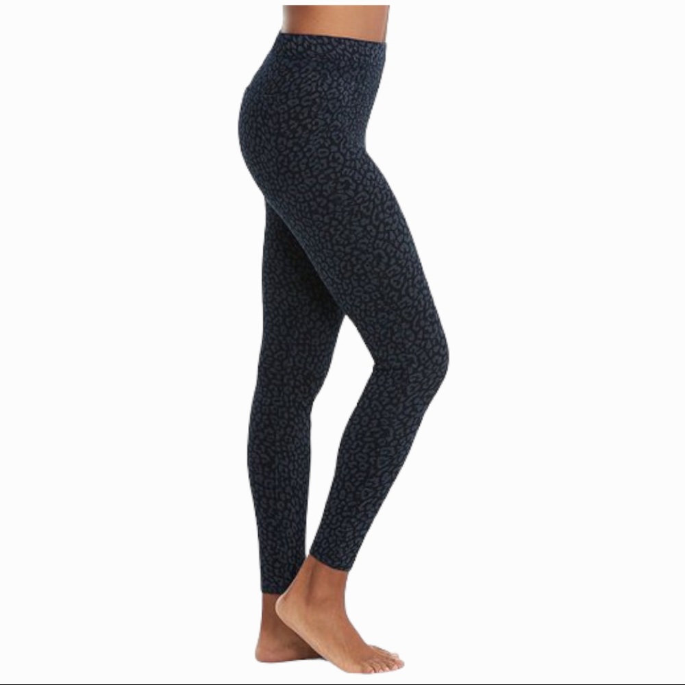 Spanx Jean-Ish Leopard Print Leggings - Picture 2 of 6